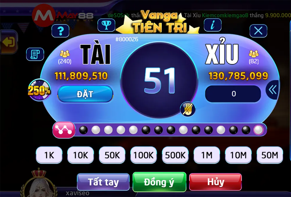 Cách tính điểm tài xỉu mini tại link vao May88
